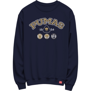 legendco crewneck 4 logos pumas azul