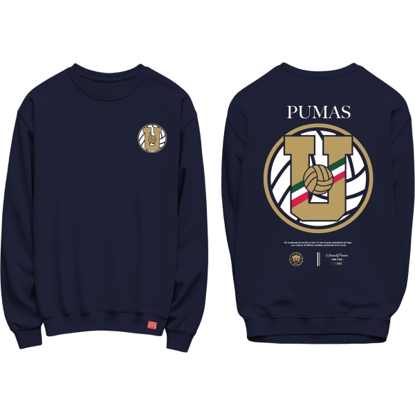 legendco crewneck decada 60 azul