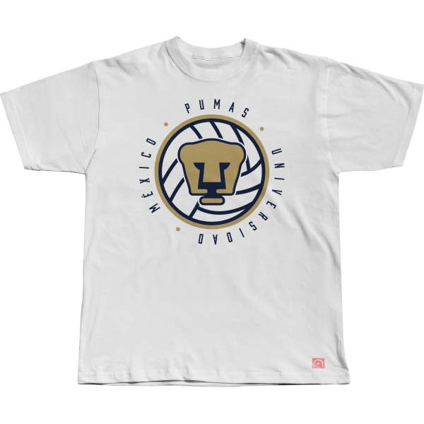 legendco playera Pumas Universidad blanco